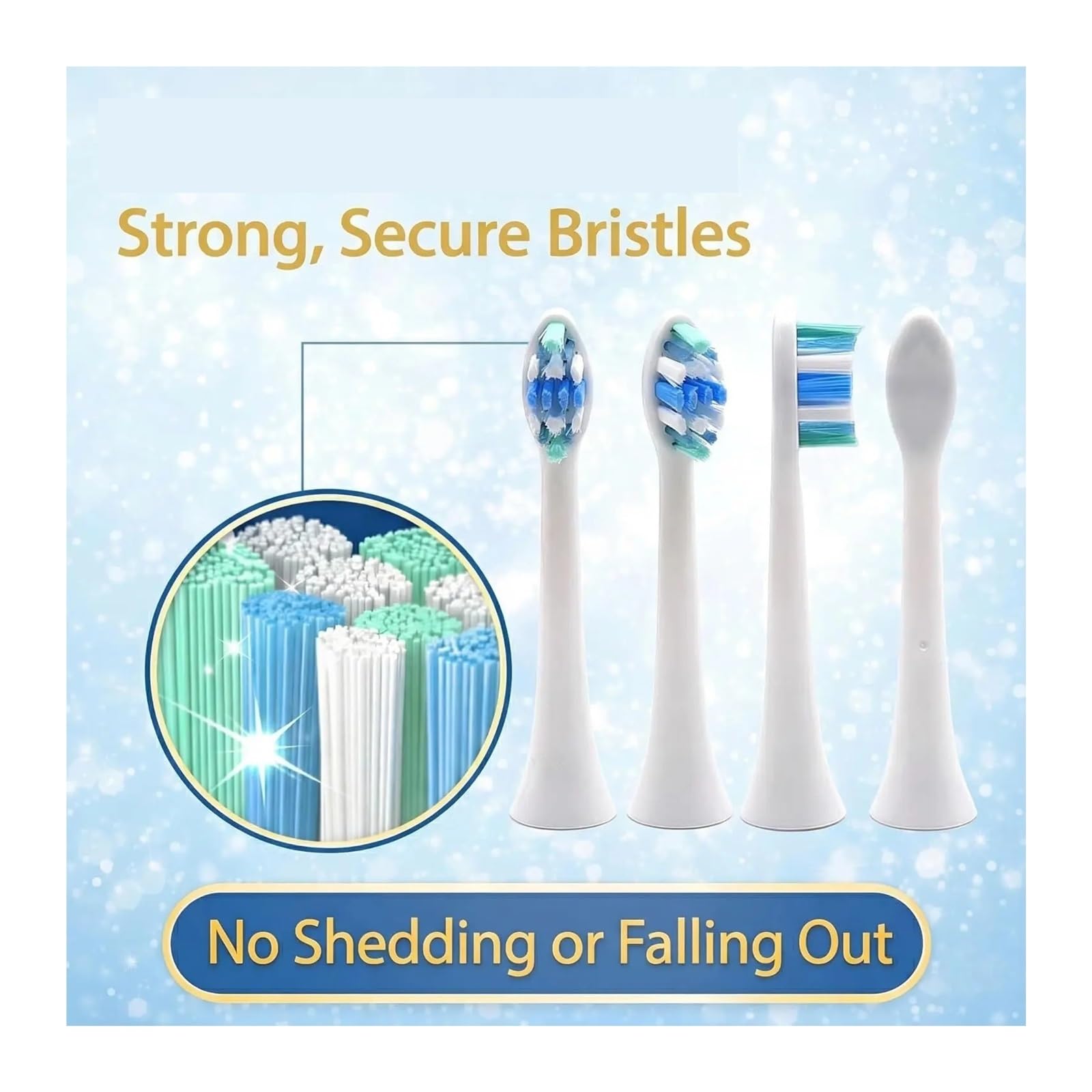 Testine spazzolino, compatibile con Philips, 4100 6100 6500