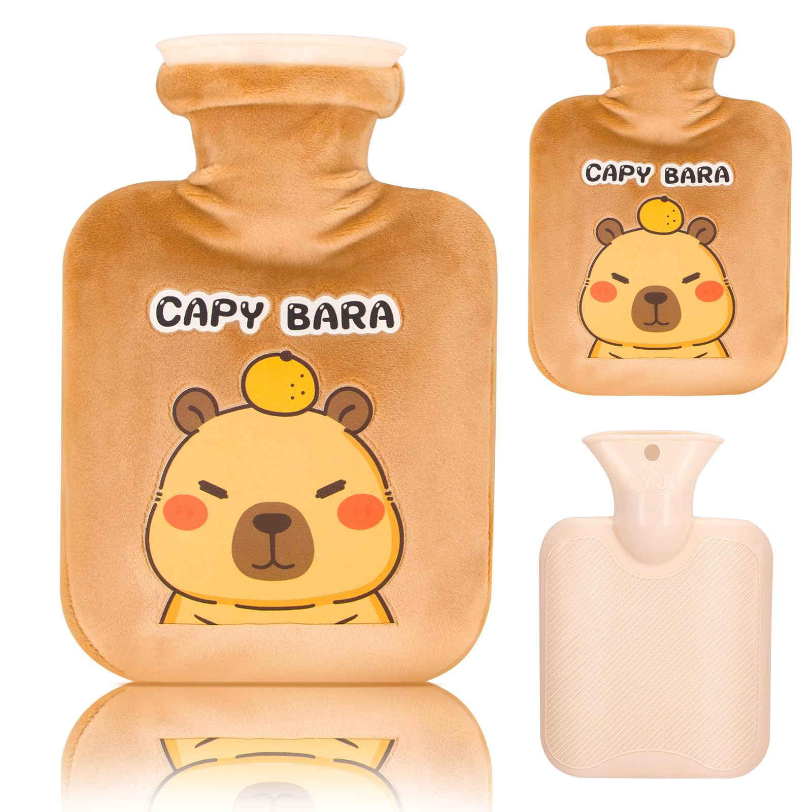 Okdance Hot Water Bottle with Plush Soft Cover