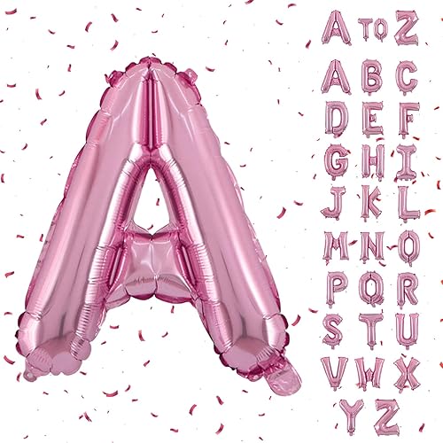 Miniatura 8 de Biapian Globos de letras de 40 pulgadas, globo plateado con letra S grande, 1 globo gigante de aluminio de aluminio individual S para cumpleaños,