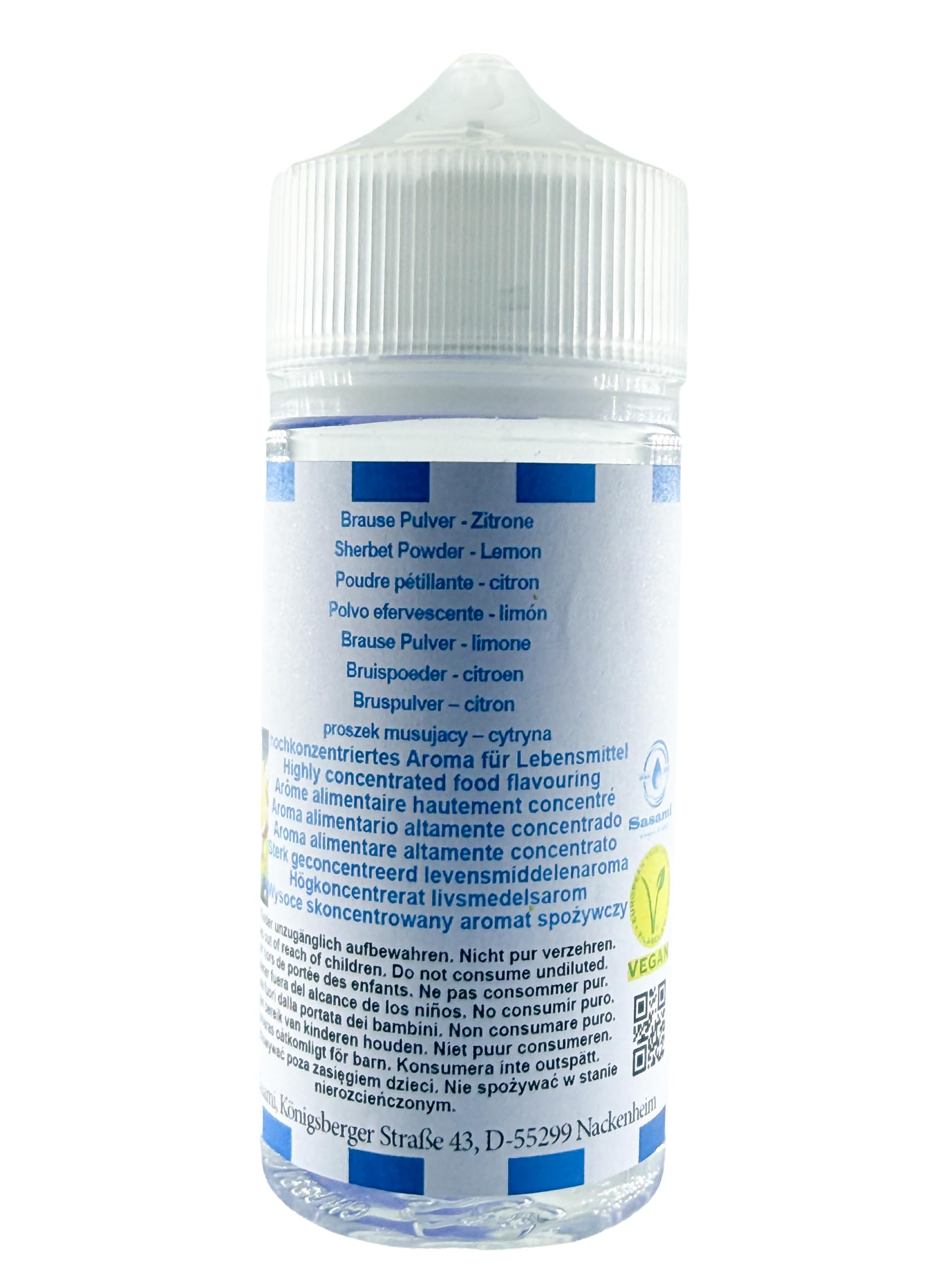 Brause Pulver - Zitrone Aroma Konzentrat - Vegan - Sasami - 100ml