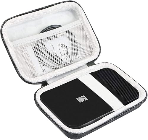 khanka Estuche de viaje rígido de repuesto para cámara digital KODAK Smile Instant Print (cremallera verde)