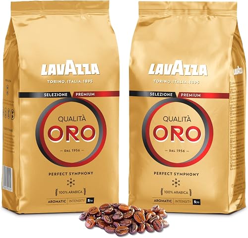 LAVAZZA - Café Grain Qualità Oro Perfect Symphony - 2 Paquets de 1 kg - 1