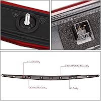 Vista 4 de DNA MOTORING 3BL-CDTS06-LED-RD Luz de freno LED de tercera cola con lente roja [Compatible con Cadillac DTS 06-11]