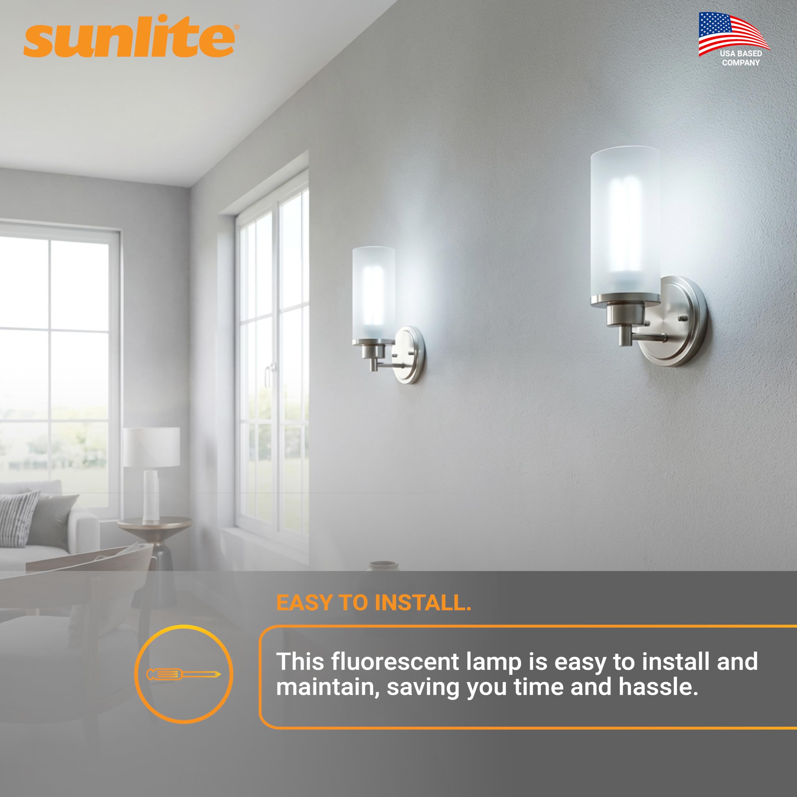 Sunlite PLD18 E SP65K 10PK 6500K Daylight Fluorescent 18W PLD Double U-Shaped Twin Tube CFL Bulbs with 4-Pin — view 8