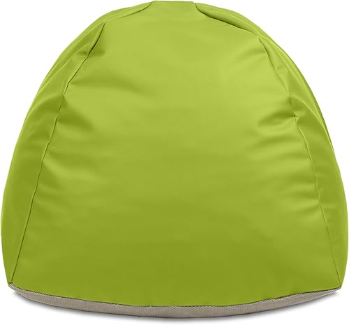 Miniatura 6 de Jaxx Gumdrop Jr. - Puf infantil para la primera infancia y entornos educativos, vinilo de alta calidad, color verde