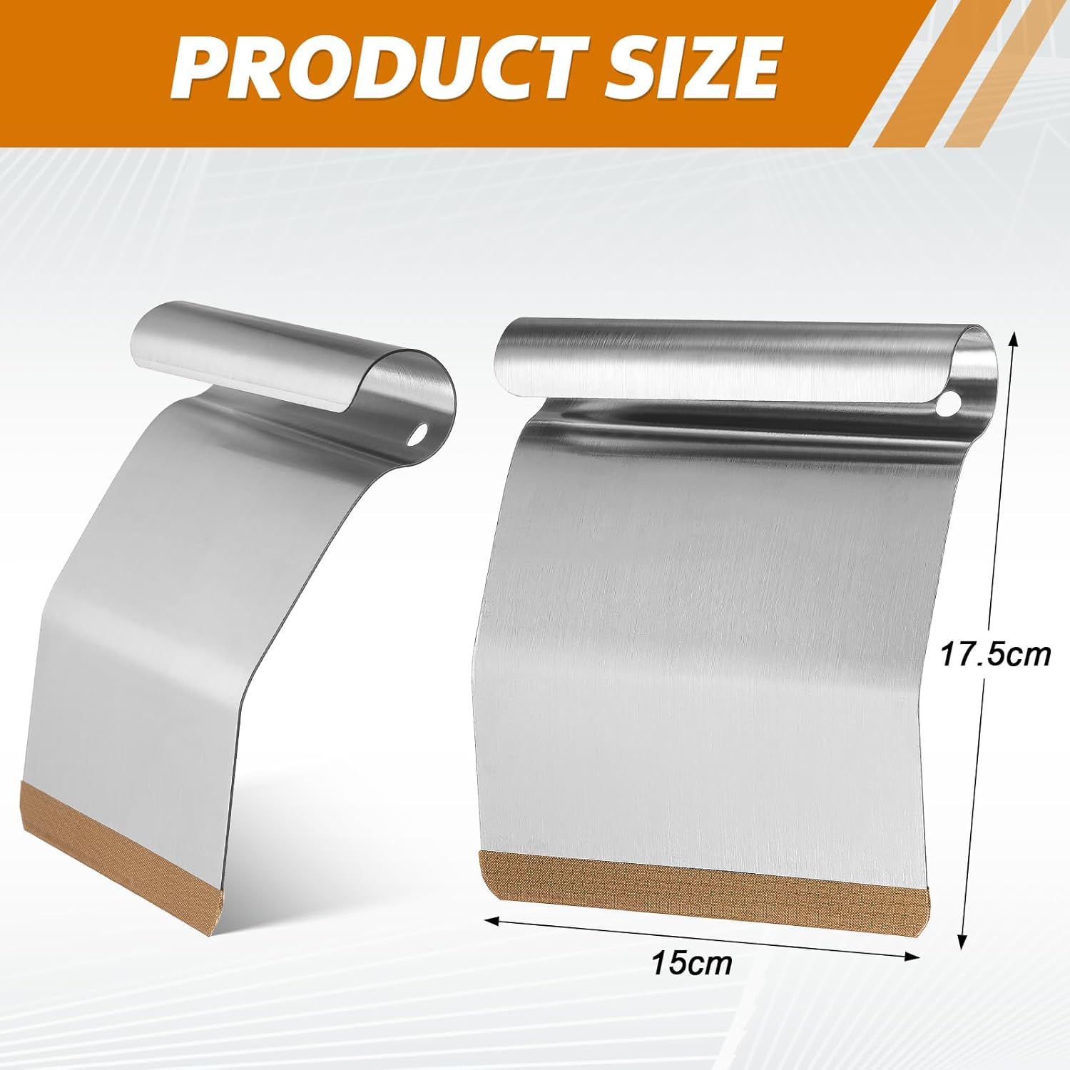 Lanties 2 Pcs Window Tint Kit Film Loading Tool Stainless Steel Speed Loader for Top and Bottom Gap Gasket Wrap Installation Window Tint Glass Protection Film Tinting Tool