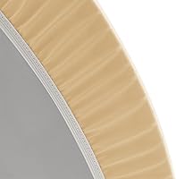 Vista 8 de Obstal Fitted Round Table Cloth, Reversible Waterproof Stain Resistant Elastic Stretch Tablecloth, Wipe Clean Table Cover for Outdoor