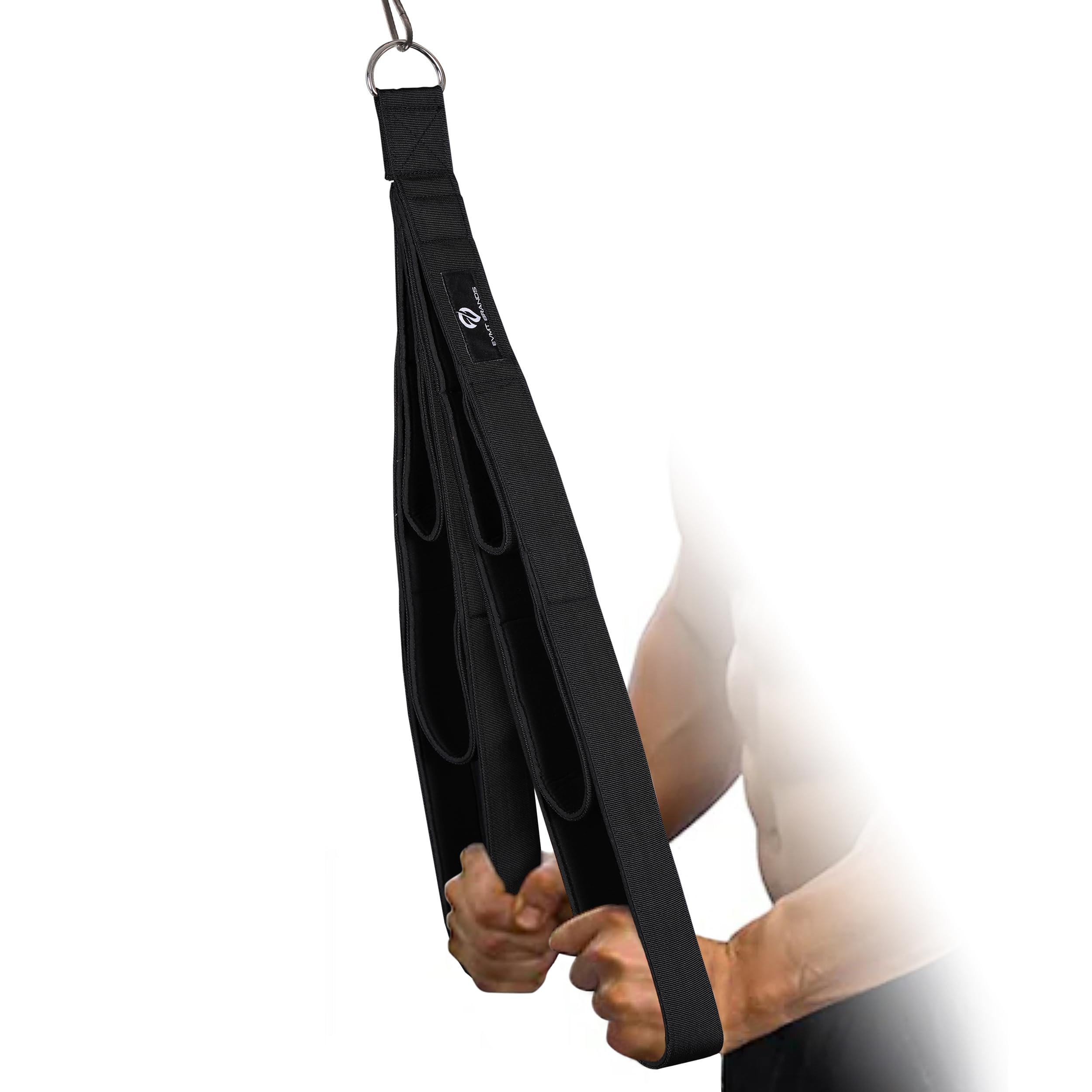 EVMT Ultimate - Corda per tricipiti da 33cm, 56cm, 74cm Attrezzatura Versatile per Allenamento della Forza, Accessori per Cavi robusti, Accessorio per Il Fissaggio LAT Pulldown di casa e Palestra