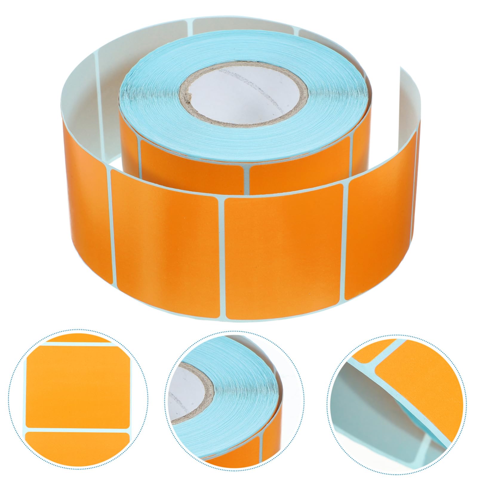 3 Etichette Autoadesive Termiche Arancioni Resistenti per Spedizioni e Affrancature Compatibili con Stampanti Termiche per Indirizzi e Codici Barre