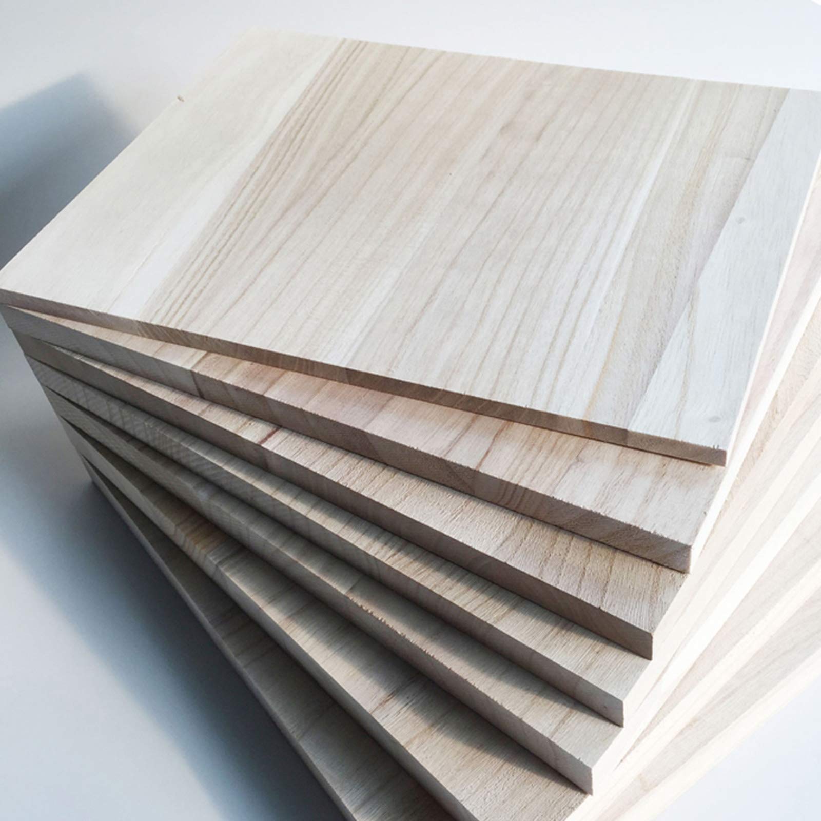 SMLRO Wood Breaking Board - Breakable Board for Taekwondo Karate, Unfinished Wood for Box Making, 3/6/9/12/15/17/20/25/30mm Thicknesses,3mm/10 Pieces (7 packs)