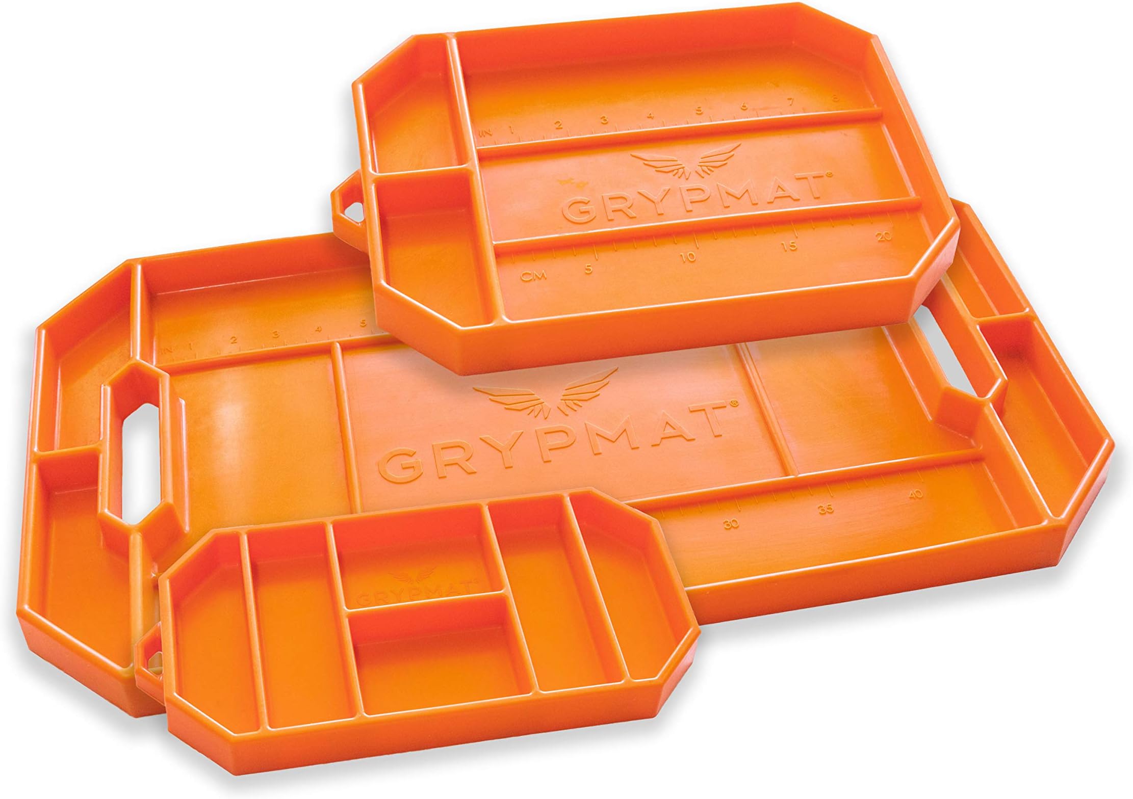 Grypmat Multi-Purpose Portable Tool Tray and Surface Protector (Trio Pack)