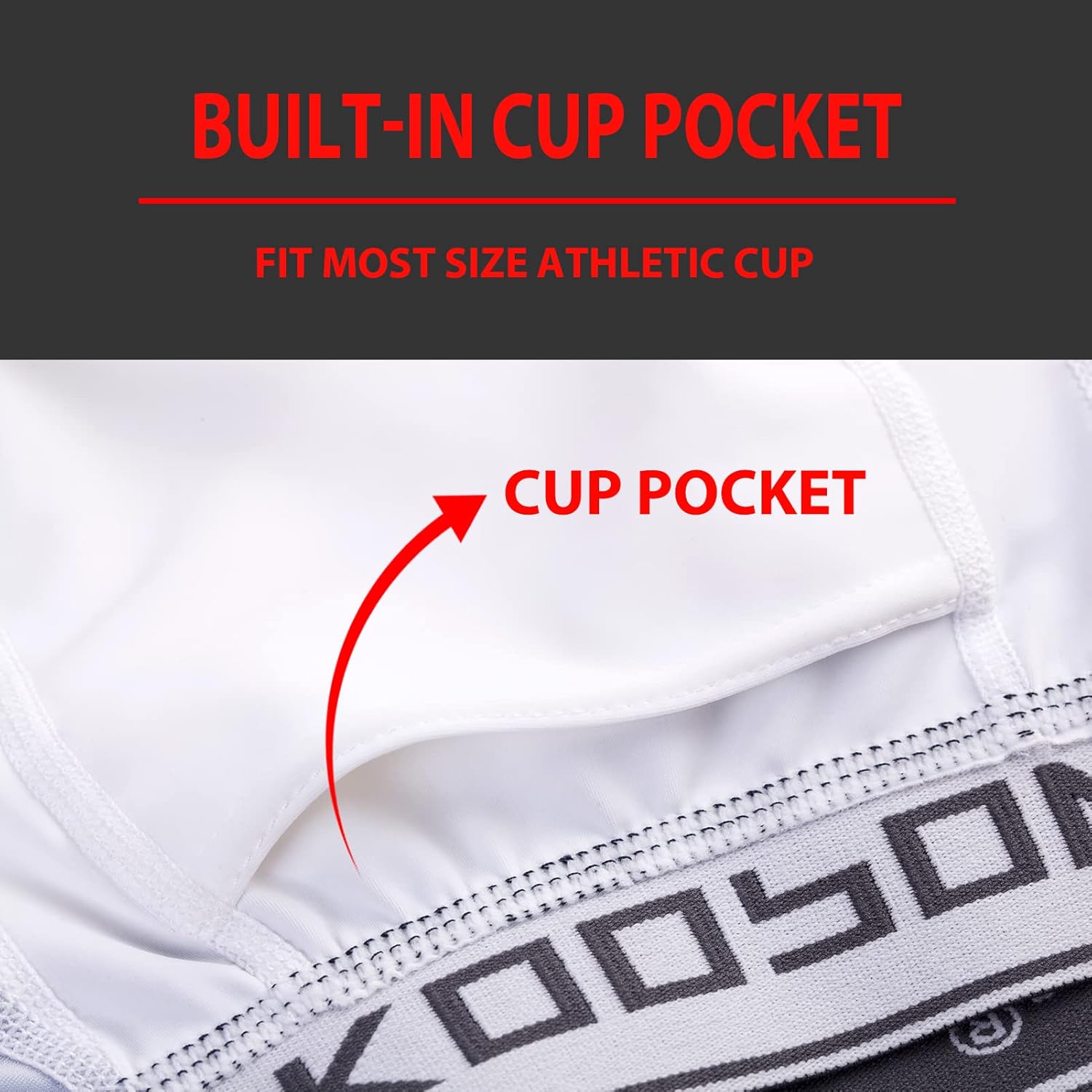 KOOPOW Adult Padded Sliding Shorts Men Slider Shorts Sliding Pads for Baseball, Football, Lacrosse, Hockey - Image 3