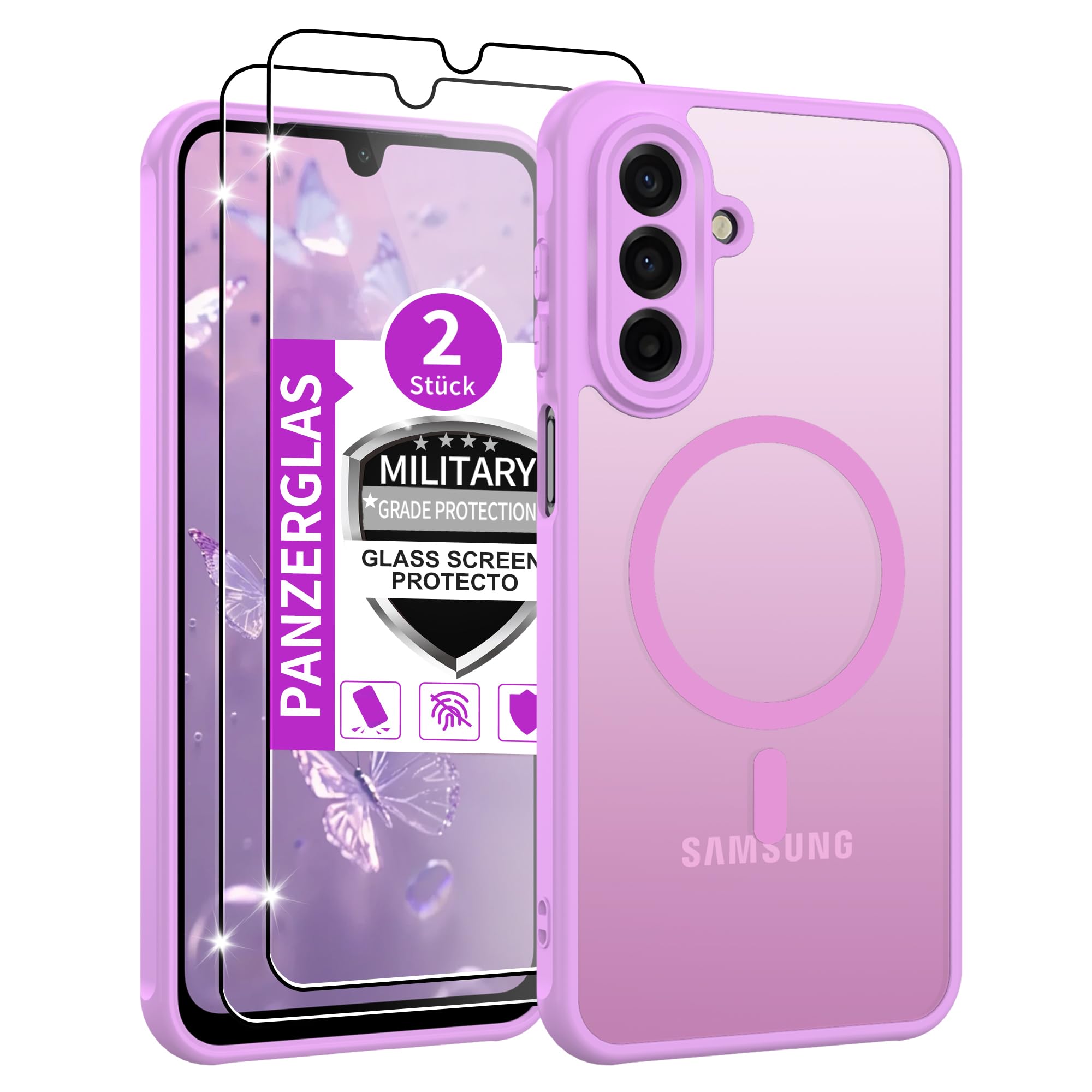 Jshru für Samsung Galaxy A15/A16/A56 5G/A17 /A26/A36/A37/A57 Hülle