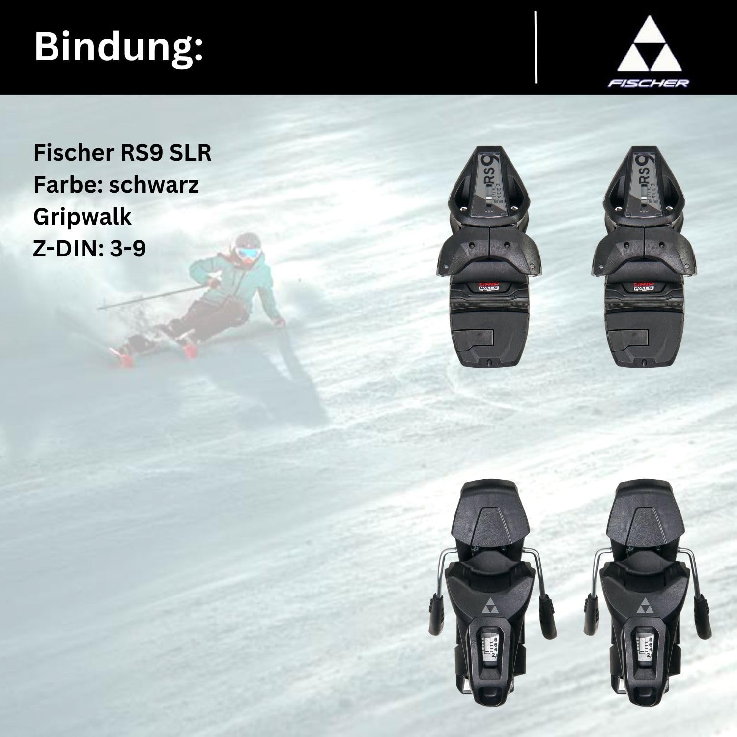 Fischer Aspire SLR Damen Carving Alpinski On-Piste-Rocker mit Bindung RS9 SLR Z3-9 Modell 2024 Offroad Ski für Anfänger bis Fortgeschrittene