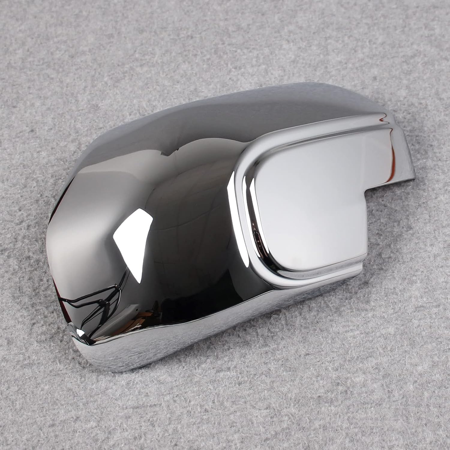 Beautost Fit for Ford 2021 2022 2023 2024 2025 Bronco Sport Rear View Mirror Side Molding Guard Cover Trims Chrome ABS