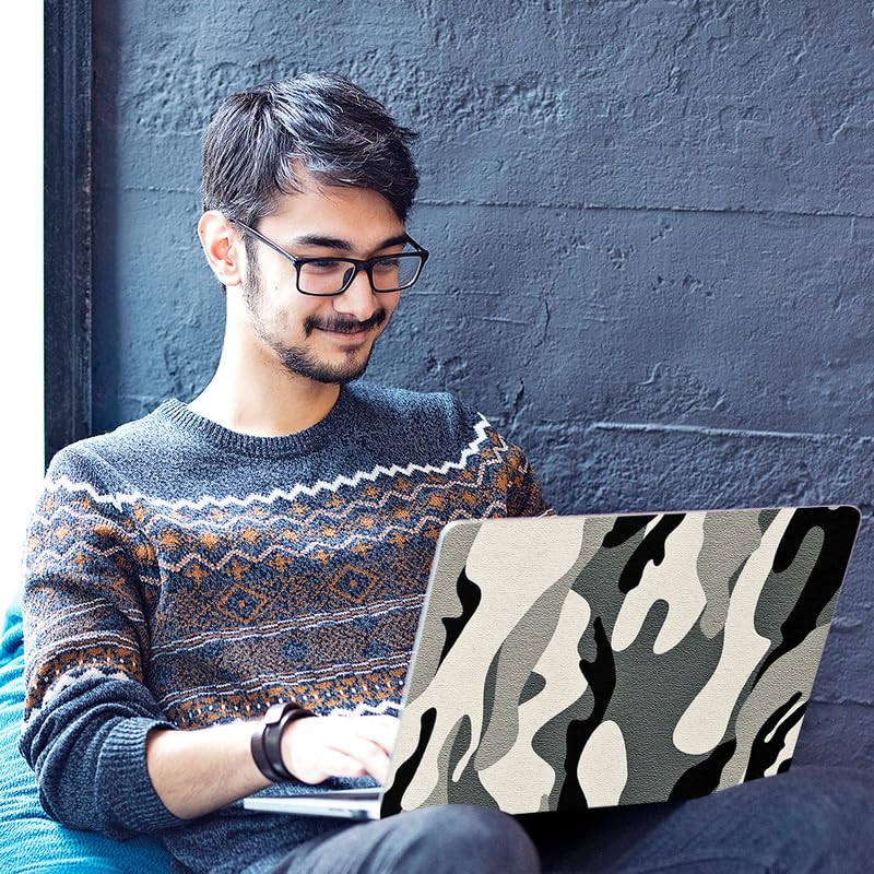 Image of Galaxsia Camouflage /Army D11 Full Body Vinyl Laptop Skin /Sticker /Cover Upto 15.6 Inches Laptops Laminated-Removable-HD Quality Compatible for Hp-Dell-Sony-Lenovo-Asus etc.(15x10 Inches)
