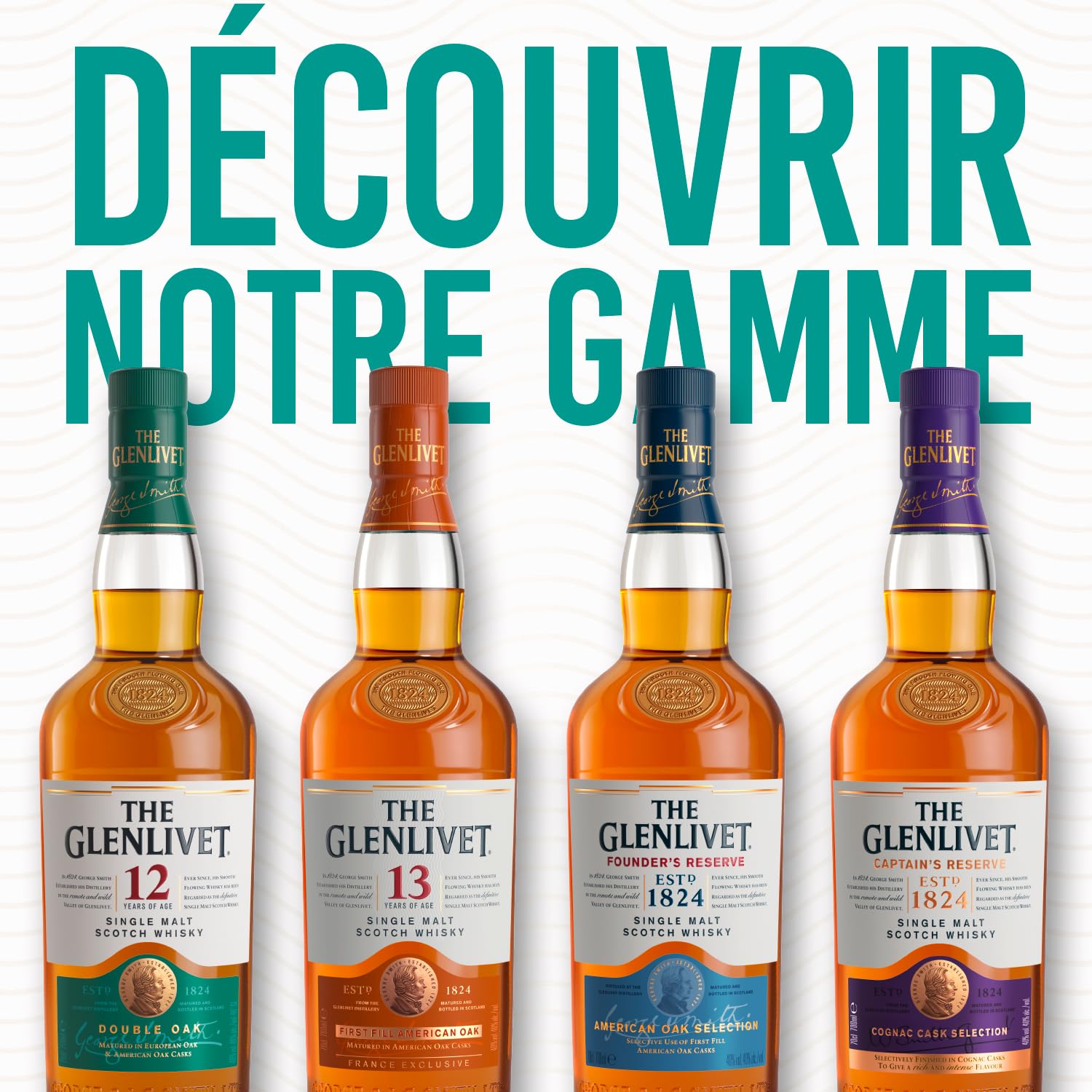 THE GLENLIVET Founder's Reserve Whisky Ecossais Single Malt - 40%, 70cl