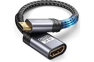 JSAUX Mini HDMI to HDMI 10 ft Adapter Cable