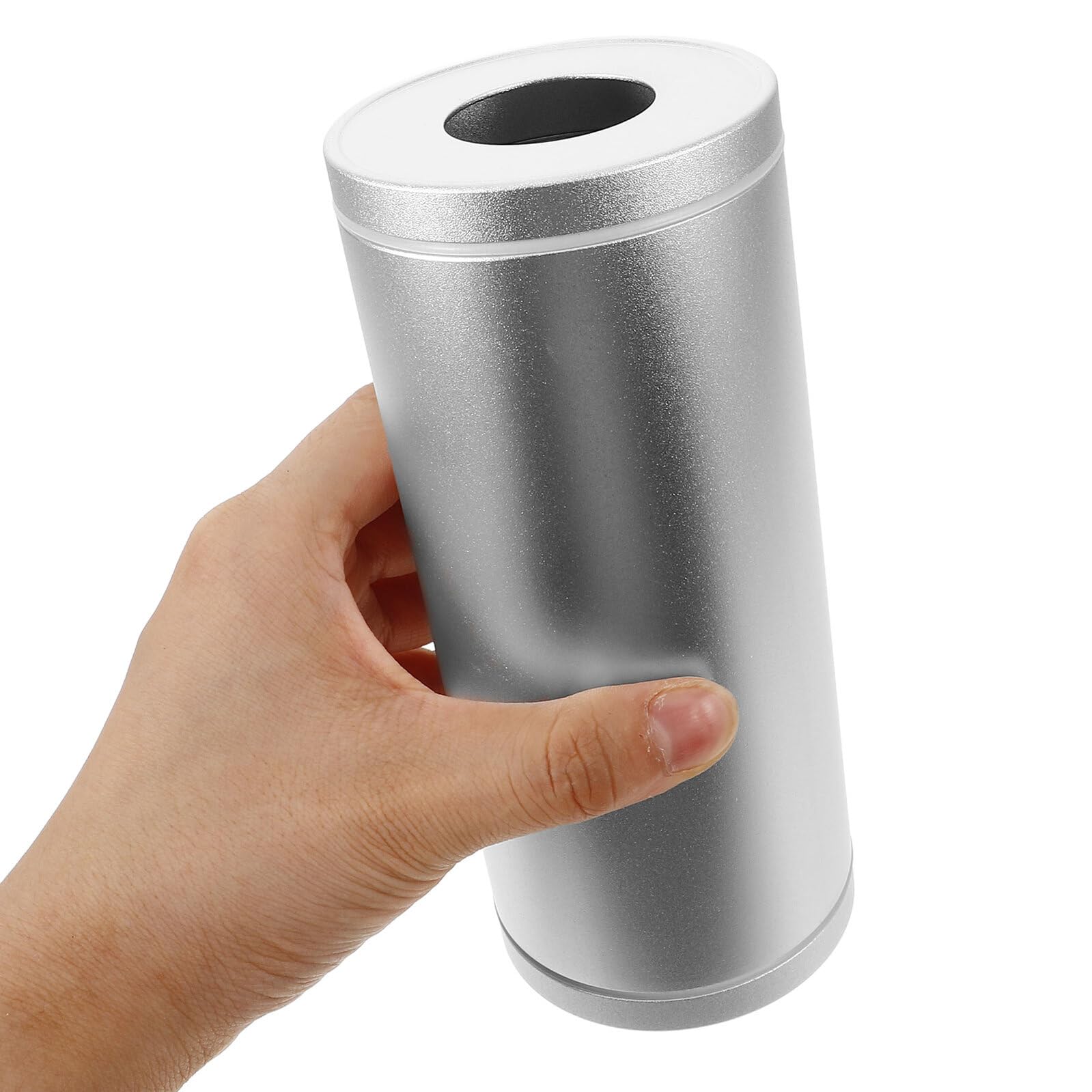 2 Szt. Szt Okrągły Dozownik Chusteczki z Aluminium Pojemnik Serwetki Do Samochodowego Uchwytu Kubek Kompaktowy Organizer Papierowe Ręczniki Do Auta Biura i Podróży