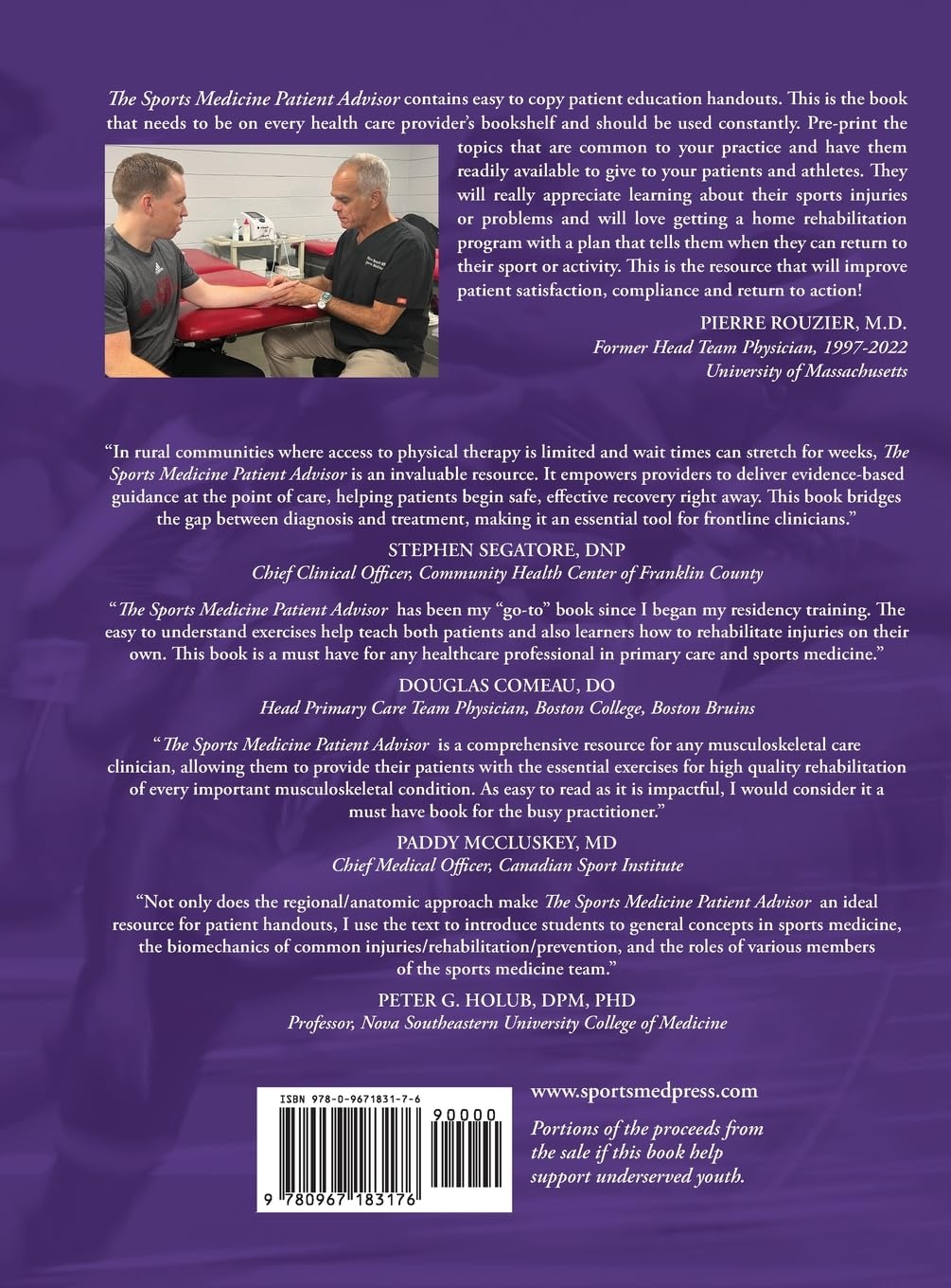 The Sports Medicine Patient Advisor 4th edition