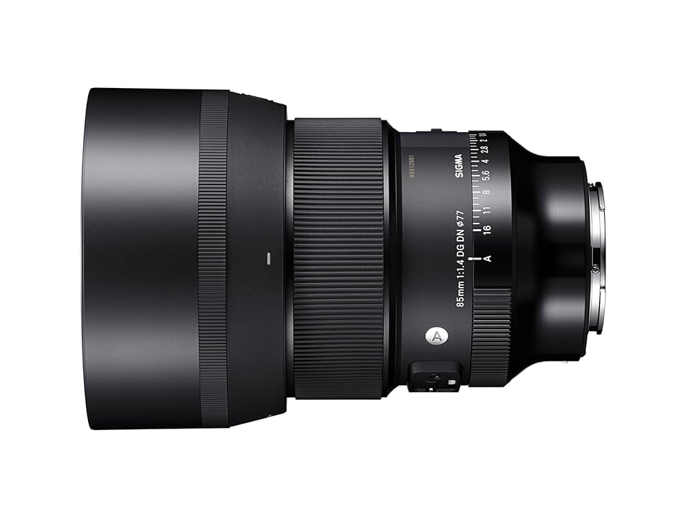 SIGMA 85mm F1.4 DG DN (SONY Eマウント) Amazon.com : Sigma 85mm F1.4 DG DN Sony E (322965), Black