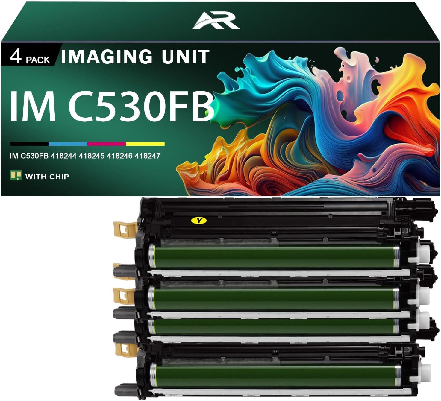 IM C530FB Imaging Drum Compatible for Ricoh IM C530FB 418244 418245 418246 418247 Imaging Unit Work for Ricoh IM C530FB Printer