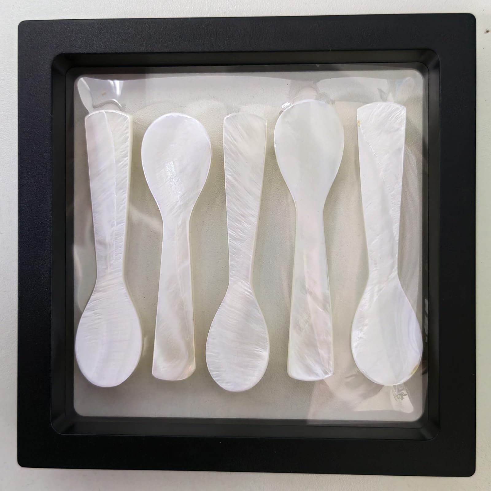 Kaviarlöffel – Perlmutt-Löffel-Set mit Geschenkbox-Verpackung – perfekt zum Servieren von Kaviar-Eiern und Dessert (5)