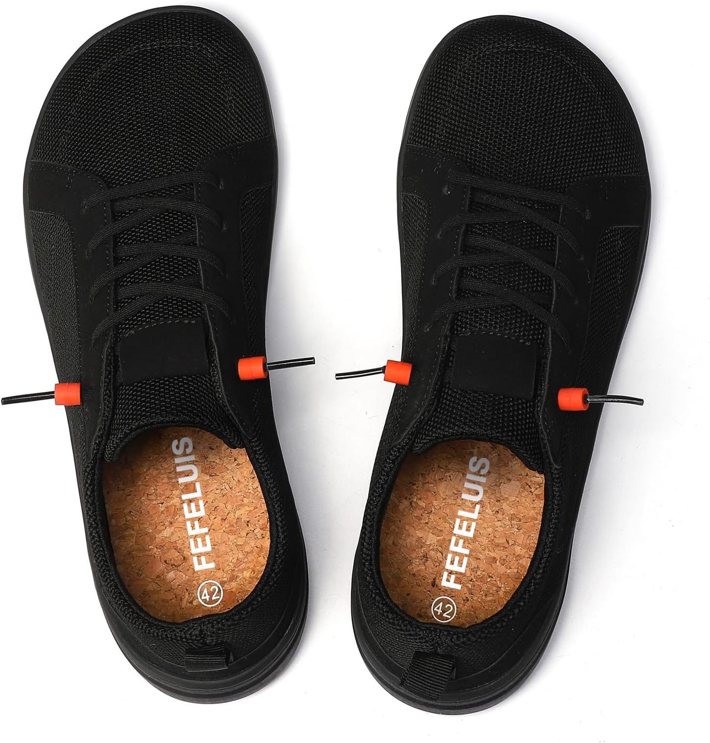 Men's Barefoot Wide Toe Box Shoes - Minimalist Barefoot Shoes with Zero Drop Sole Extra Wide Slip on Walking Shoes for Men