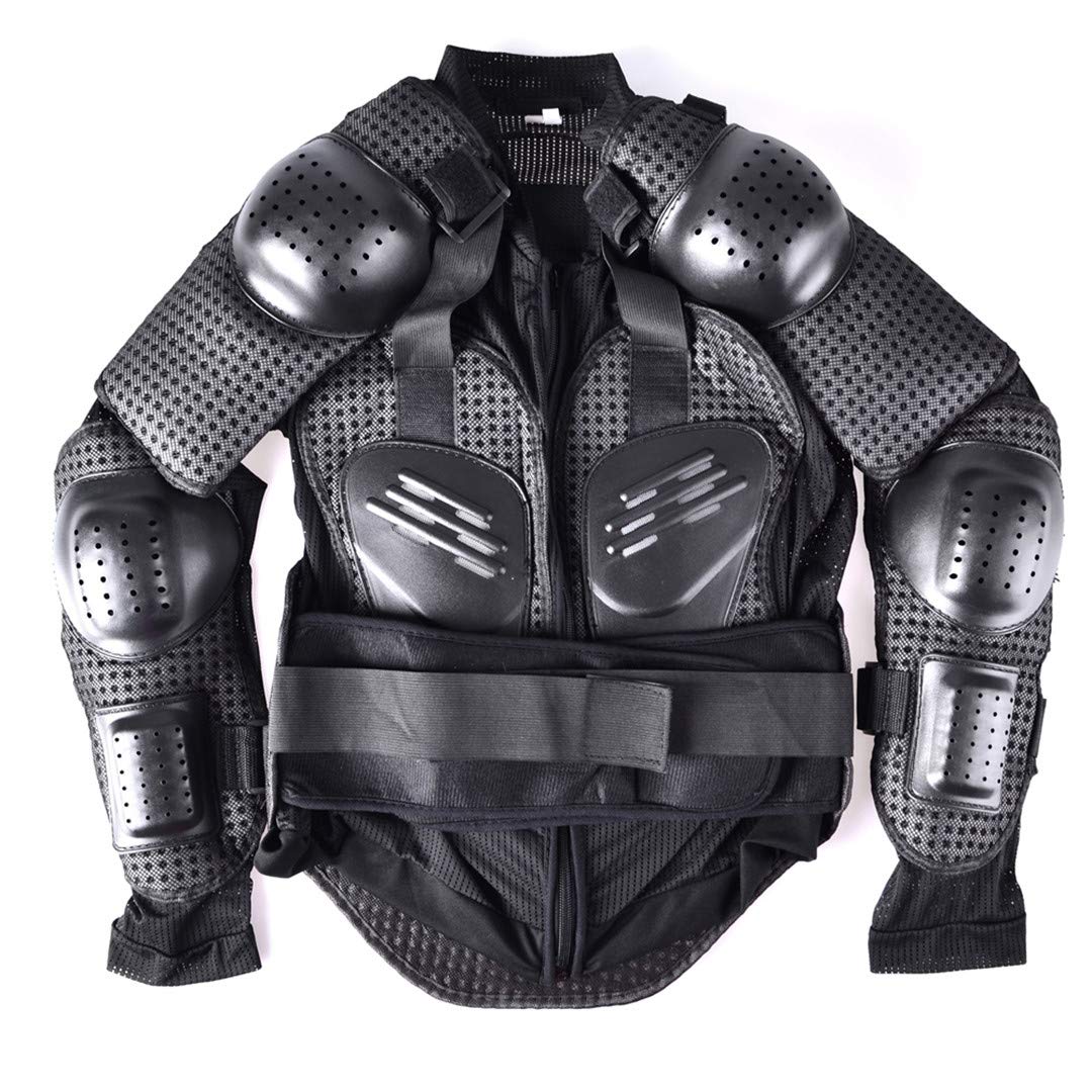 IFIKK Veste Armure Moto Protection Dorsale - Blouson Motard Cross Scooter Homme Femme