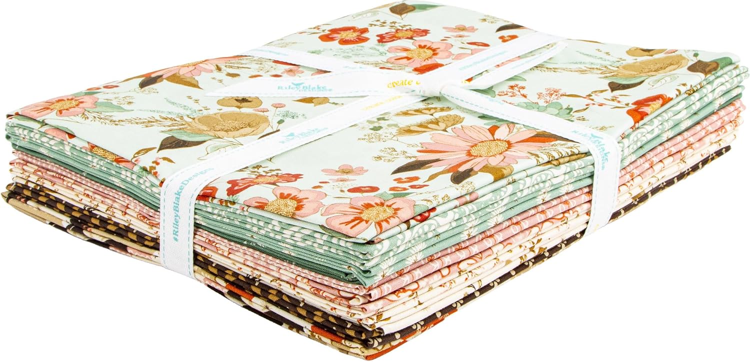 Sandy Gervais Morning Latte Songbird Yard Bundle 10 1-Yard Cuts Riley Blake Designs 1YD-16920S-10
