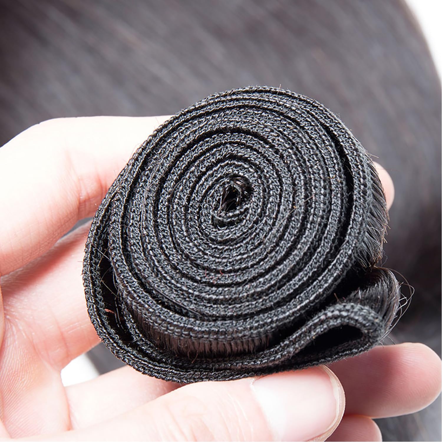 Tissage Naturel Cheveux Humain Body Wave Human Hair Bundles Double Weft 3 Extensions 50g/Per Nature Black Couleur Tissage en lot Cheveux Naturel 16 18 20 Pouce