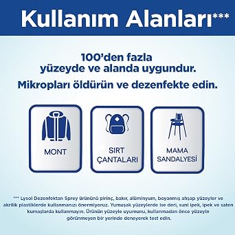 Lysol Practical Surface Cleaner, Deodorizer, Disinfectant Spray Cleaning Breeze 400 ml (1 x 400 ml)