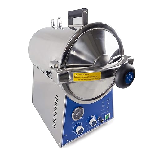 Autoclave de vapor de alta presión de acero inoxidable 24L