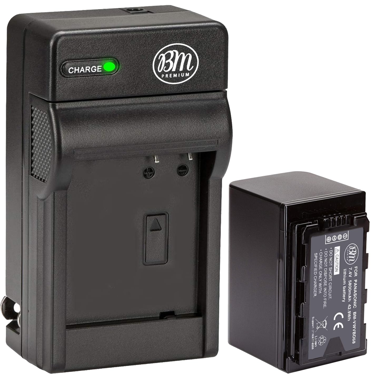 パナソニック Panasonic VW-VBD58 Amazon.com: BM Premium VW-VBD58 Battery and Charger for Panasonic