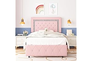 Hombck Twin Bed Frame for Girls 10-12: A Stylish and Sturdy Dream