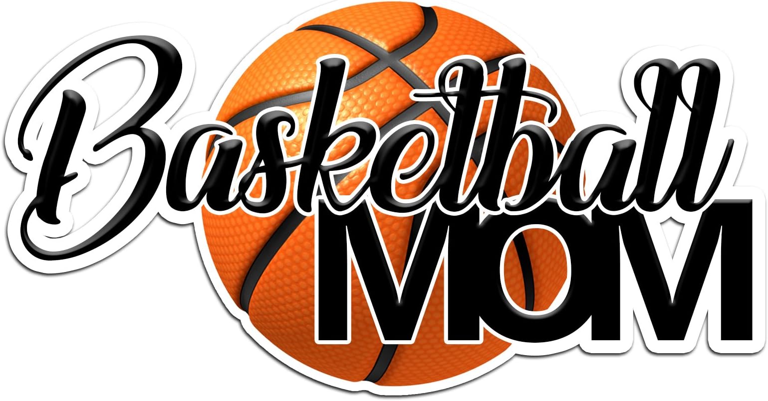Decal SerpentBasketball Mom Color Vinyl Sports Car Laptop Sticker - 6"
