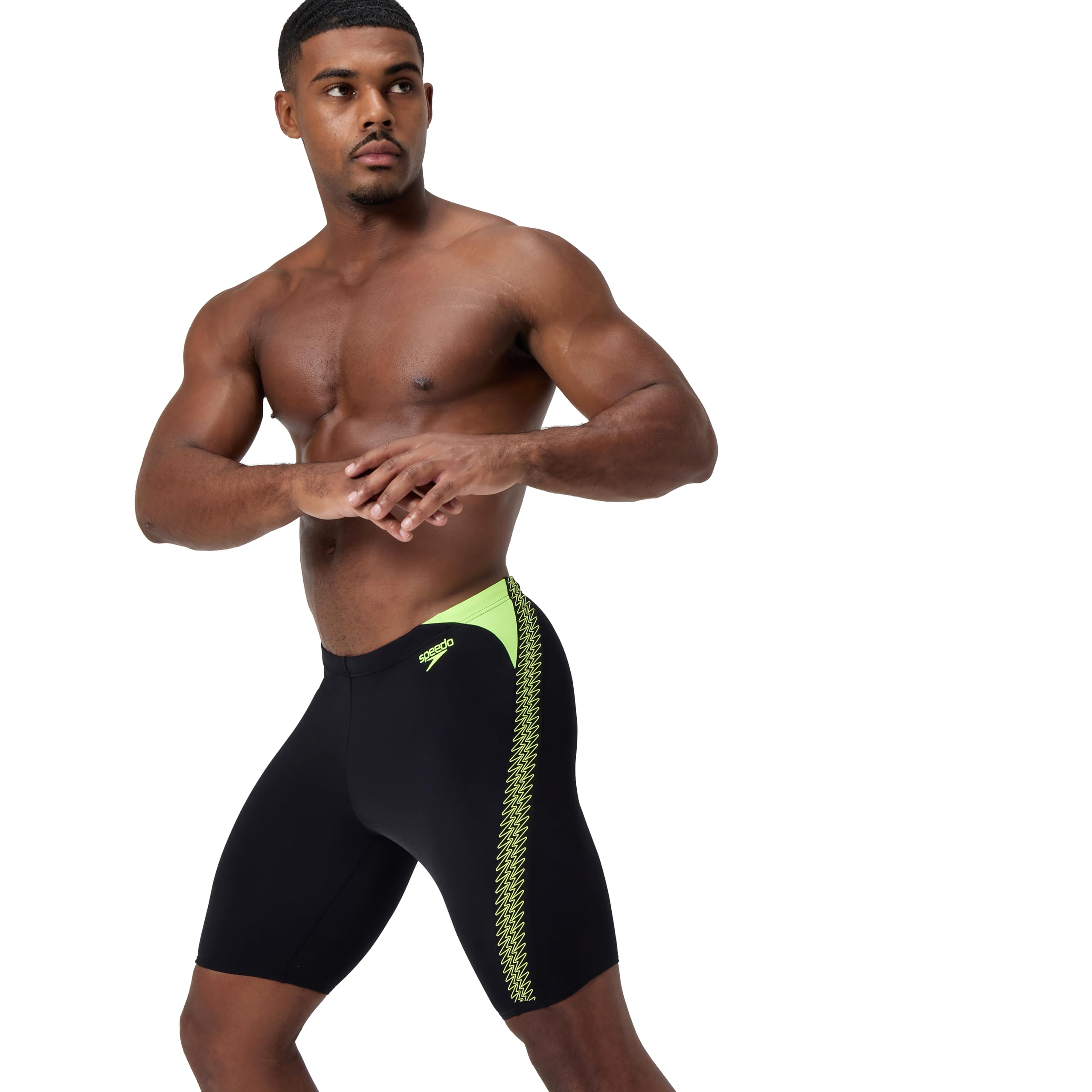 Speedo Jammer Mężczyźni Hyperboom Splice Jammer Swimming Trunks | Quick Drying | Training | Fitness | Chlorine Resistant