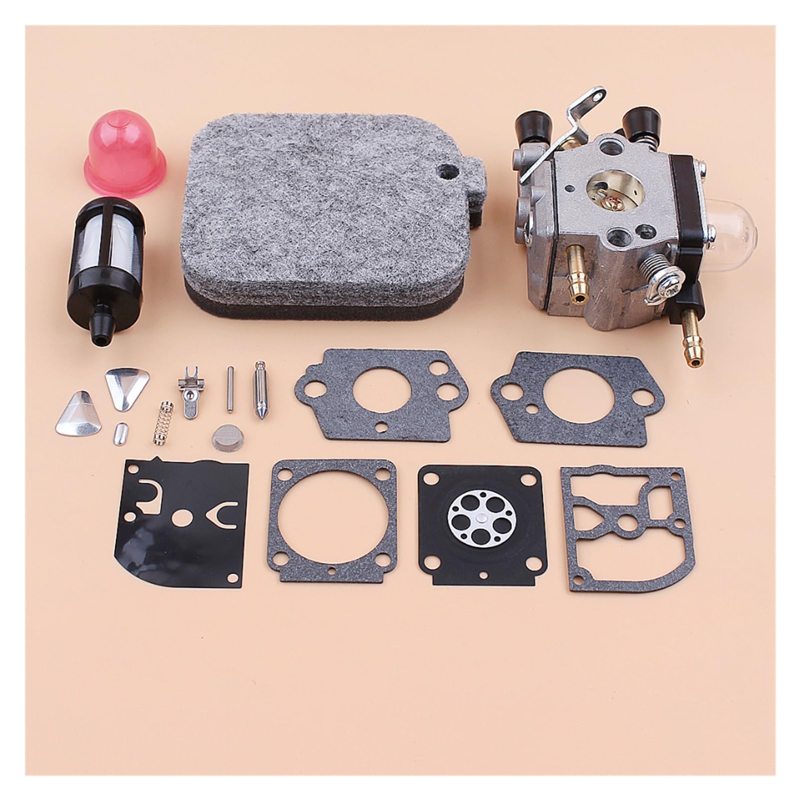 Uszczelka gaźnika filtr powietrza Carb zestaw naprawczy do Stihl BG45 BG46 BG55 BG65 BG85 SH55 SH85 dmuchawa do liści dla Zama C1Q-S68G membrana