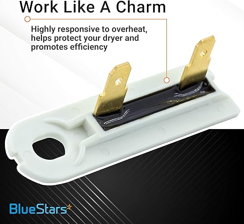 Miniatura 5 de BlueStars - Kit de fusibles de corte térmico para secadora 279973, 3392519 y 8577274, con termistor y kit de repuesto de fusible térmico, ajuste