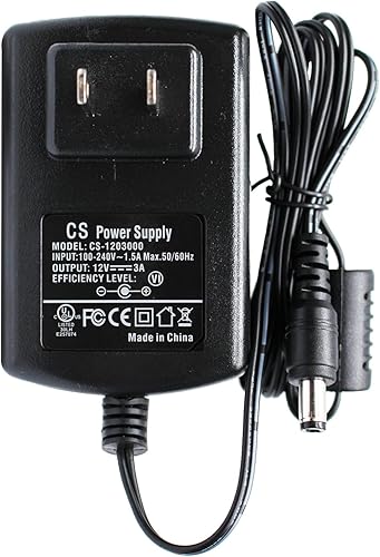 Miniatura 2 de ANVISION Paquete de 2 enchufes de fuente de alimentación de CA a CC de 12 V 3 A, 0.217 in x 0.083 in para tiras de luz LED, cámara de seguridad DVR