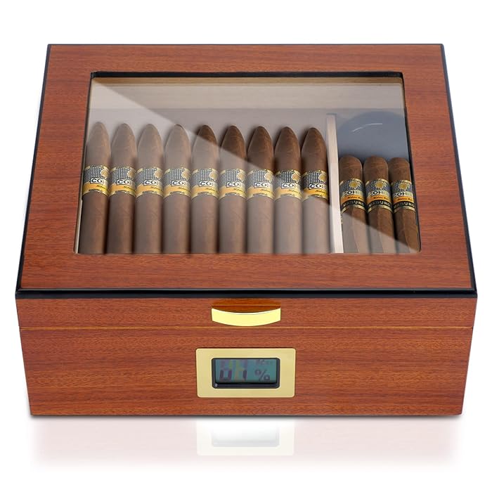 Buy Bald Eagle Cedar Cigar Humidors with Digital Hygrometer