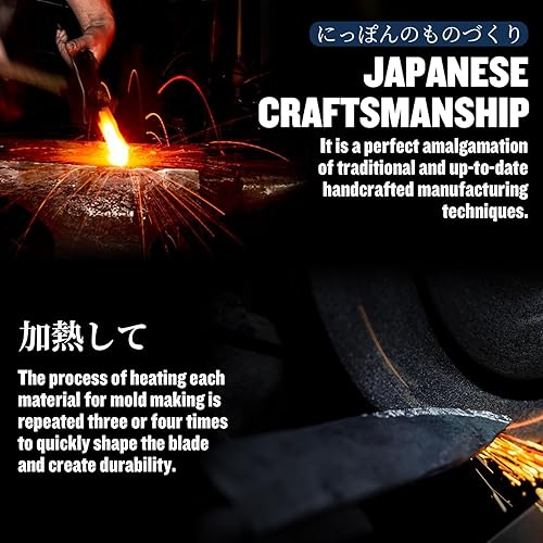 Miniatura 2 de Huusk Juego de cuchillos de chef japoneses, juego de cuchillos de cocina profesionales, juegos de cuchillos de cocina ultra afilados con mango de