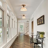 Vista 4 de Ceiling Light Fixture White Ceiling Light Fixture Vintage Close to Ceiling Light