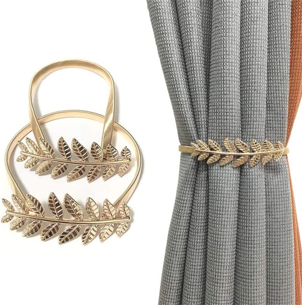 FMURY 2 Pack Curtain Buckle Curtain Curtain Tie Curtain Tie Clip Curtain Rope Tie Curtain Tie Curtain Buckle Window