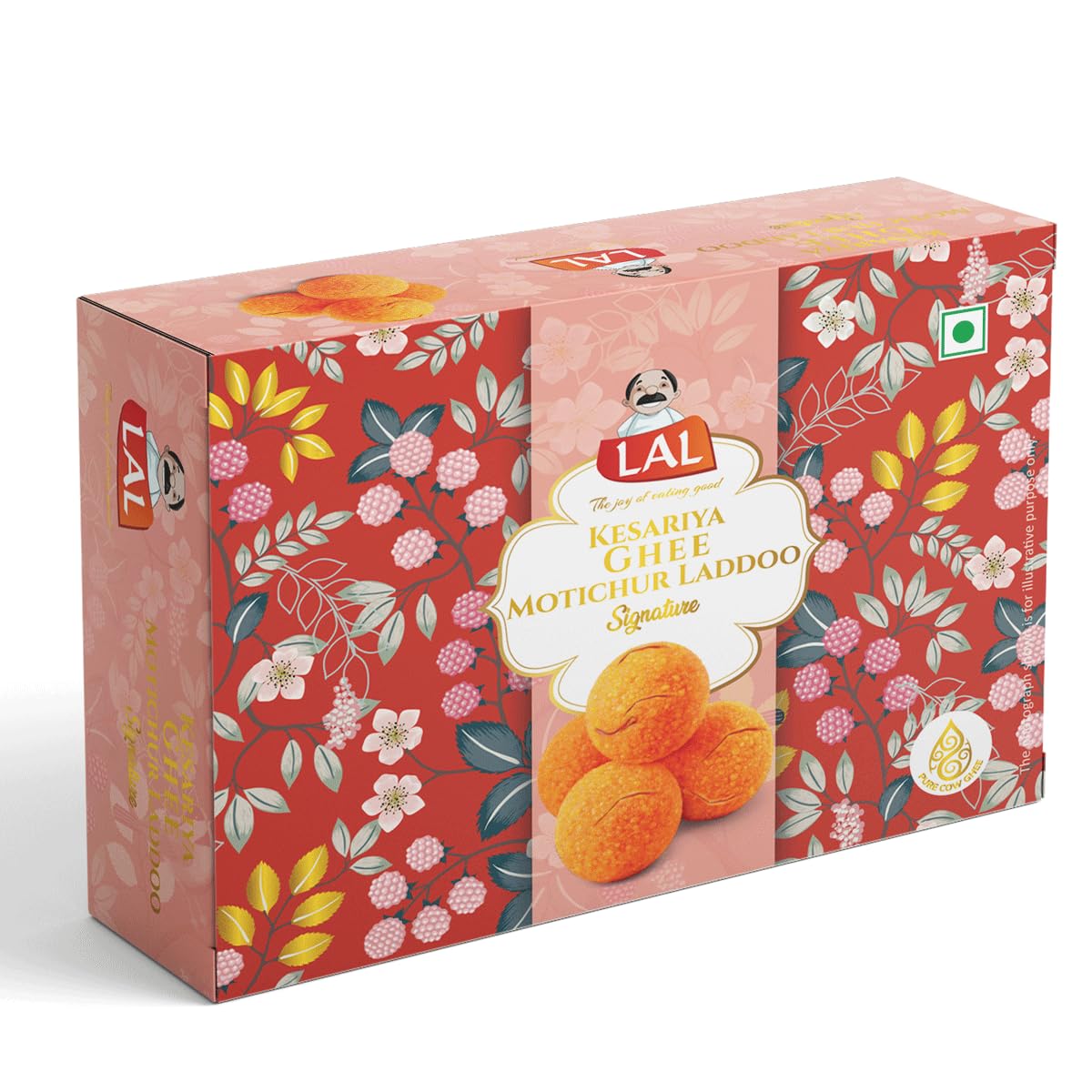 Lal Ghee Kesariya Motichoor Laddoo,200 gm-image-21