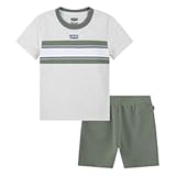 boys And Baby Graphic T-shirt and Shorts 2-piece Outfit Set
