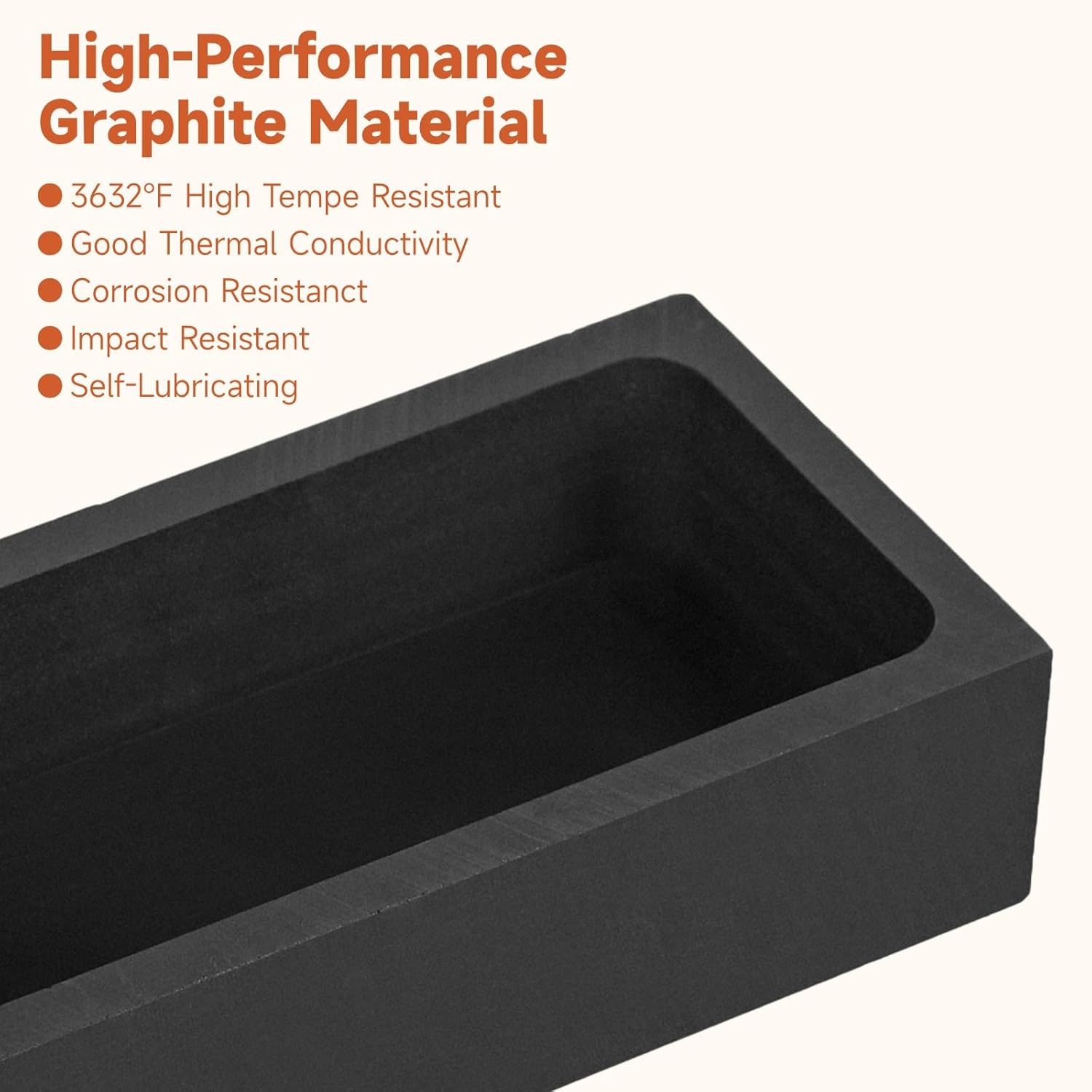4 PCS Graphite Ingot Mold, 1KG Graphite Crucible Metal Melting Casting Kit, Graphite Ingot Mould Crucible Mould for Gold Silver Aluminum Copper Refining