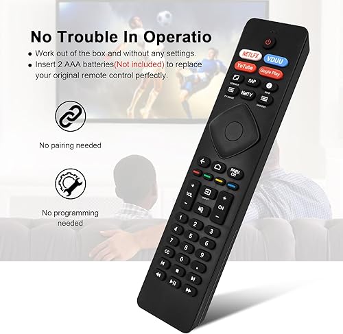 Miniatura 4 de NH800UP RF402A-V14 BT800 IR Control remoto de repuesto para Philips Android 4K Ultra HD Smart LED TV 43PFL5604F7 43PFL5766F7 50PFL5604F7 55PFL5604F7