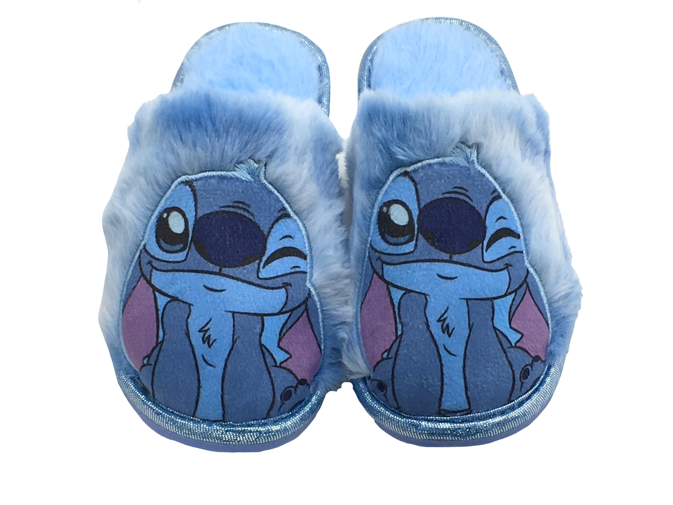 Disney Lilo & Stitch Mules faciles à enfiler pour fille, bleu, taille 12-6