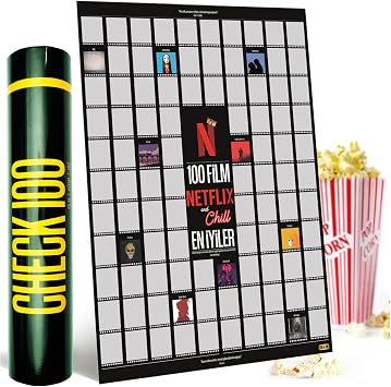 Netflix and Chill 100 Movie Best Poster